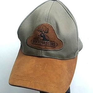 Buckmasters Hunting Style Cap with Buck Deer Patch And suede Brim